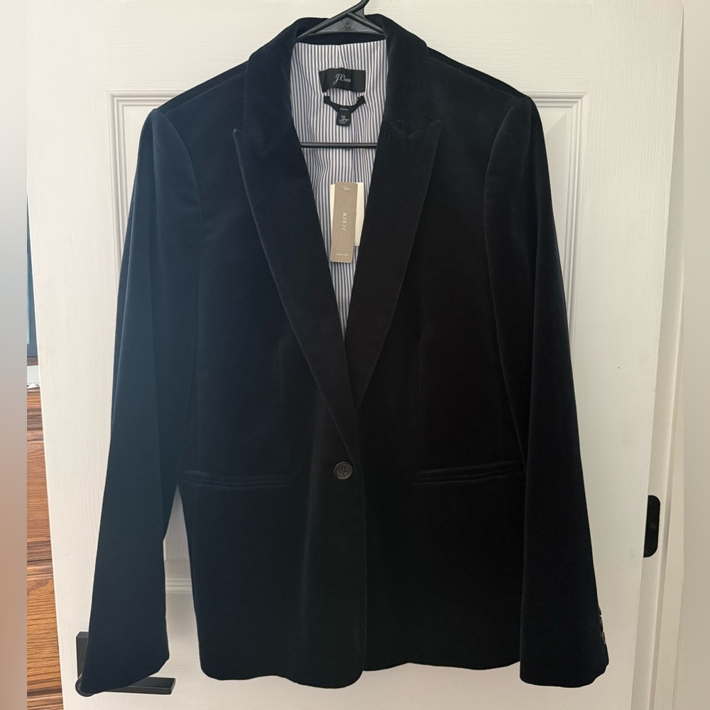 J. Crew Parke Velvet Blazer